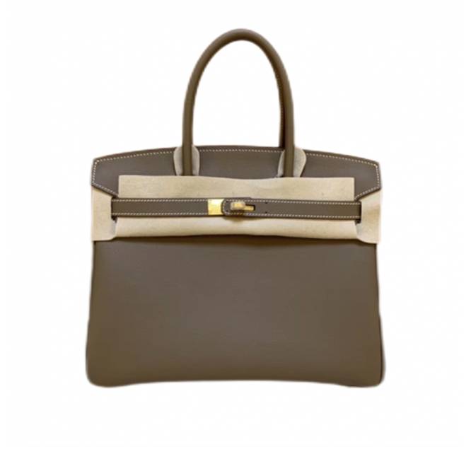 H**mes herH**mes birkin bag elephant grey epsom half-handmade (25cm*20cm*13cm)